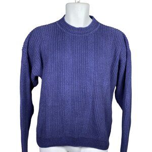 Vintage Basix Fenn Wright & Manson Knit Sweater Mens S Long Sleeve Pullover